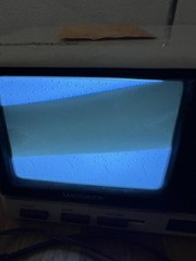 Magnavox 4.5″ Screen Black White Analog BH 3907 Vintage Portable VHF UHF 1988