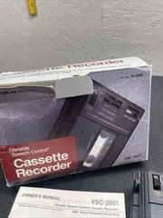 Realistic VSC-2001 Model 14-1058 Cassette Tape Player Recorder Tested Working