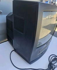 Vintage Sharp 90’s 13VT L100 Retro CRT 13″ TV VCR Player Combo Gamer