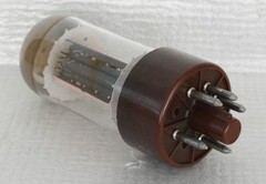GE General Electric 5AR4/GZ34 Vacuum Tube : Copper Plate/Brown Base