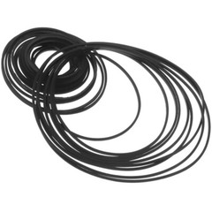 90pcs Cassette Rubber Belts Recorder Belts Cassette Tape Machine Belts Recorder