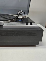 Sears Professional Series Model 28669 Belt Drive S-Type Arm Black Wood Turntable