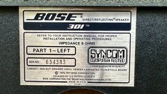 Bose 301 Series I (first version) Pair Tested Excellent Condition and Sound