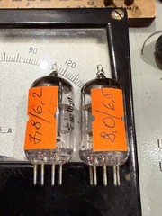 2x 6J1P (6J1 EF95 6AK5 6F32) GOLD GRID (NEW Little Dot Amp) MATCHED PAIR #2 1976