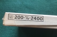 3M Scotch 200 1/4″ x 2400 ft Professional Audio Magnetic Tape Reel NEW SEALED