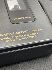 Realistic VSC-2001 Model 14-1058 Cassette Tape Player Recorder Tested Working