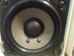Realistic Minimus 7 Speaker Pair 40-2045 White 40W 8 Ohm Radio Shack Tested