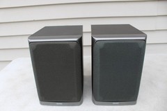 RARE DENON USC-60 2-WAY 50 Watts BOOKSHELF LOUDSPEAKERS Speakers Taiwan VTG
