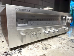 CONCEPT 2.5 Vintage 70’s AM/FM Stereo Receiver w/Wood Case Japan Serviced w/LEDs