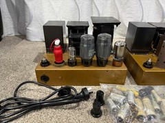 Leak TL12.1 Valve Amplifier Pair — RESTORED + SPEAKER CONNECTORS!