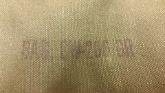 CW-206/GR Radio Antenna & Accessory Storage Bag Canvas NOS