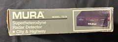1980S Vintage Mura Superheterodyne Radar Detector Model: TD-74 SEALED BOX SL M3