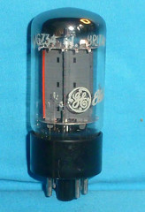 1-Mullard 5AR4 GZ34 Labeled for GE Vintage Electronic Full Waive Rectifier