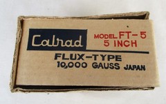 Calrad 22A42 Model FT-5 8-Ohm 5″ Flux Type 10,000 Gauss Speakers NOS Pair Boxed