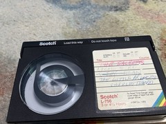 Betamax L-750 Tapes Lot 9 Recorded Sony BASF Kodak Scotch