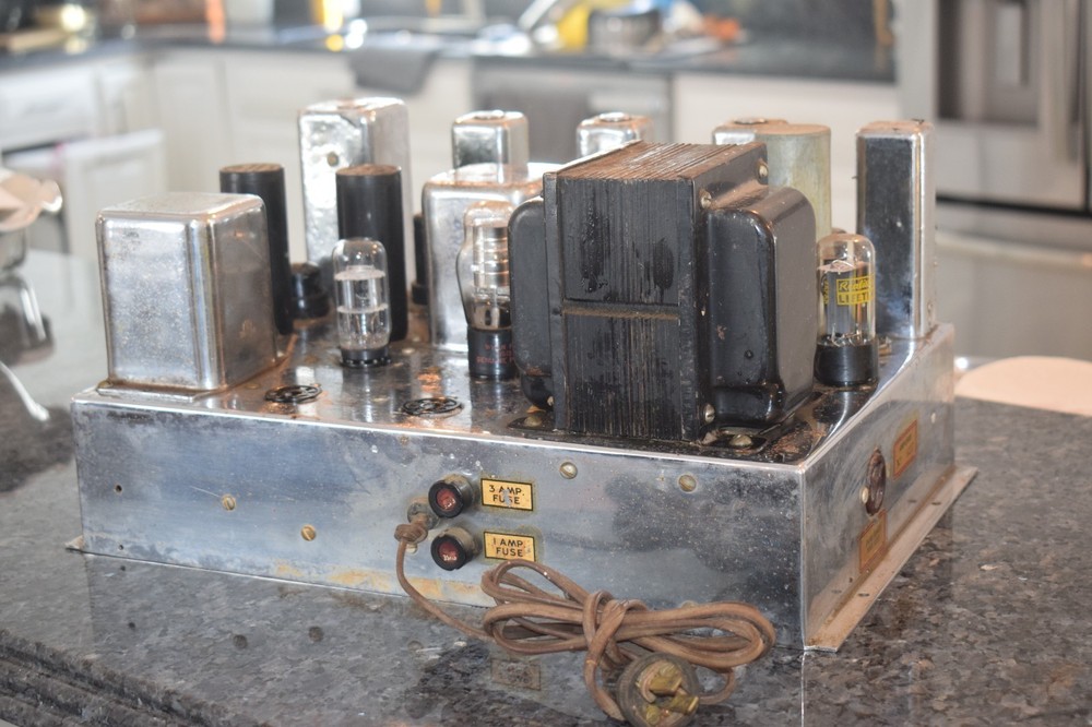 Scott 800b amplifier tube amp Radio Chrome – Massive Transformers!