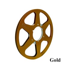 New Analog Audio 10.5″ X 1/4″ Metal Tape Reel -NAB HUB Open Reel Audio Aluminum