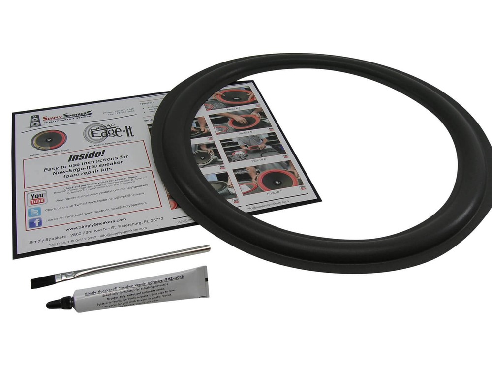Velodyne F-1500 F-1500B Subwoofer 15″ Foam Speaker Repair Kit FSK-15A-1 (SINGLE)