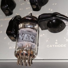 1x TV7D/U RTest Gm&mA 1959 NEC 12AD7 Matched Plates 1.83% Low-Noise 12AX7 Tube