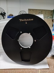 One Pair 10.5” Black Technics Tape reel High Quality Aluminum Take Up Reel