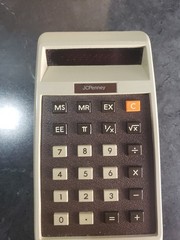 Corvus Vintage Calculator – Model 411, Branded JC Penney – Works! WIth case