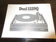 DUAL 1229 Q TURNTABLE With Dust cover and Owner’s Manual
