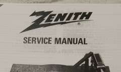 ZENITH RC-17 Turntable Service Manual Photocopy