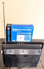 NOS Vintage GE 7-2945A Multiband Radio Mint In Box 1989 Kmart Provenance /Papers