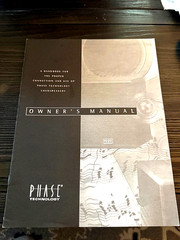 Phase Technology RARE INTRODUCTORY OWNER HANDBOOK ALL MODELS/APPLICATIONS COOL