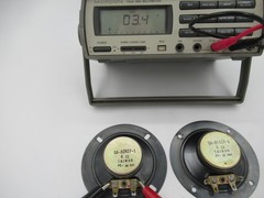 Vintage Pair Fisher Tweeters SA-80427-1 Taiwan 4 Ohm Tested “Look”