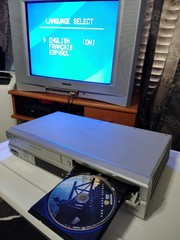 Presidian PDC-3286 VHS VCR DVD Hi-Fi 4head Tested WORKING W/ REMOTE!! +extras