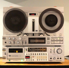 Serviced,74 Parts Replaced,Fast Winding AKAI GX77.See Pictures Of Work Done