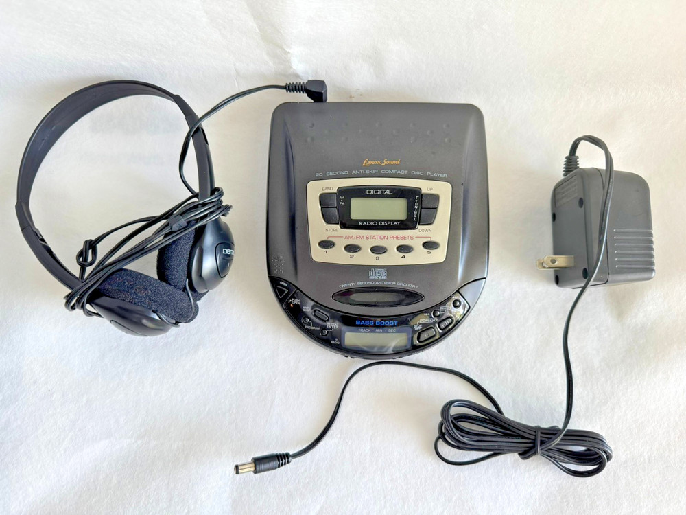 Lenoxx Sound Model CD-90 AM/FM Digital Compact Disc Player – 1998 Original Owner
