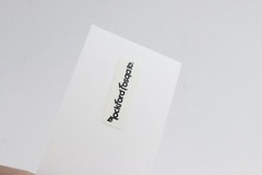 Rockford Fosgate Speaker logo badge Sticker Decal 33mm(1.29″)X11mm(0.43″)