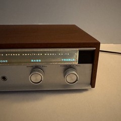 Heathkit AA-14 Stereo Amplifier w/ Manual Tested & Works Gorgeous Cabinet – READ