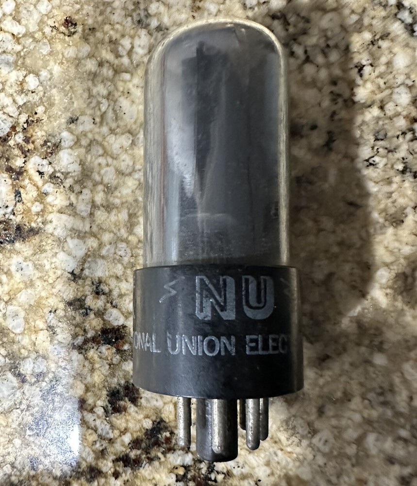 USED NATIONAL UNION 50L6 GT GRAY GLASS -TESTED good on sylvania type 220