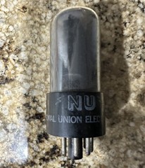 USED NATIONAL UNION 50L6 GT GRAY GLASS -TESTED good on sylvania type 220