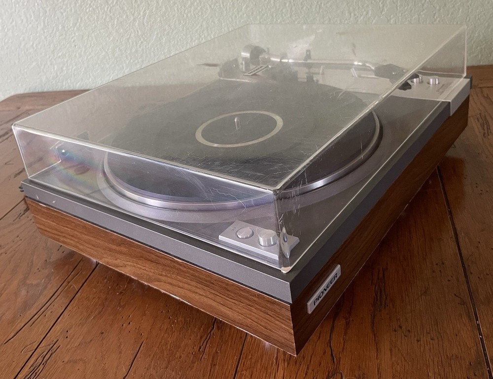 1977 Pioneer PL-117D Belt Drive Turntable + Empire 1000 E/X New Belt / Stylus