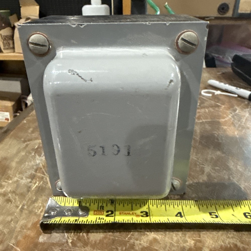 MASSIVE 16lbs POWER TRANSFORMER 1 UNIT Unbranded # 5191 VINTAGE Feb 1957
