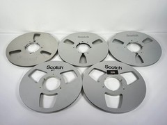 (Lot of 10) 3M, Scotch Metal Tape Reel 10.5″ x 1/4″ Take Up