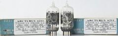 6211 ARCTURUS nos tube UNited States preamp test strong balanced 2 Pcs