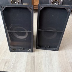 Set Fisher stv-410 Speakers, Vintage Complete Tested Great sound.