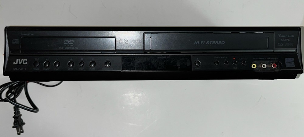 JVC HR-XVC11BJ DVD VCR Combo VHS Recorder No Remote **READ** Buy Cheap And Fix!