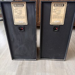 Set Fisher stv-410 Speakers, Vintage Complete Tested Great sound.
