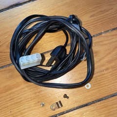 Dual 1218 Vintage Stereo Turntable Parting out- Power Cord / Ground Wire Assembl