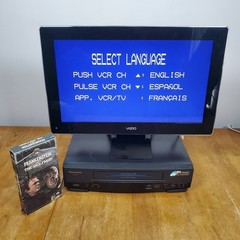 Panasonic Omnivision Blue Line VCR Plus Player Recorder PV-4652 No Remote Tested