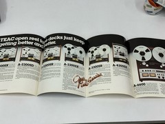 Teac Reel To Reel Stereo Open Tape Decks Sales Brochure