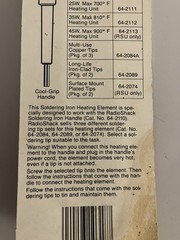 Radio Shack 25-Watt Soldering Iron Heating Unit 64-2111 Tandy Archer 🔥NEW NOS💥