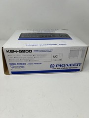Pioneer KEH-5200 Cassette Car Stereo FM/AM Electronic Tuner NEW OPEN BOX RARE