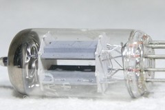 Matched Quad Telefunken ECC82/12AU7 Long Ribbed Plate Diamond Bottom 1956 Strong